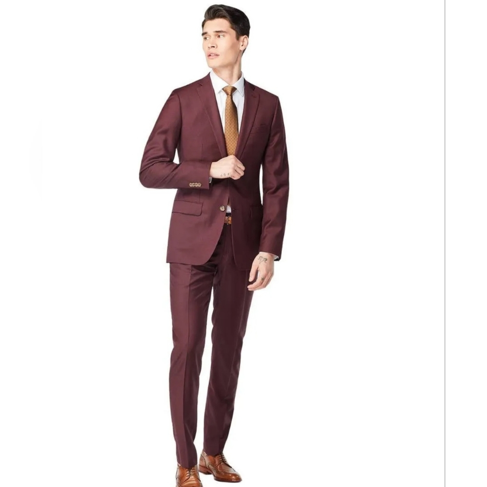 INDOCHINO Slim Fit Burgundy JACKET NWT 46R